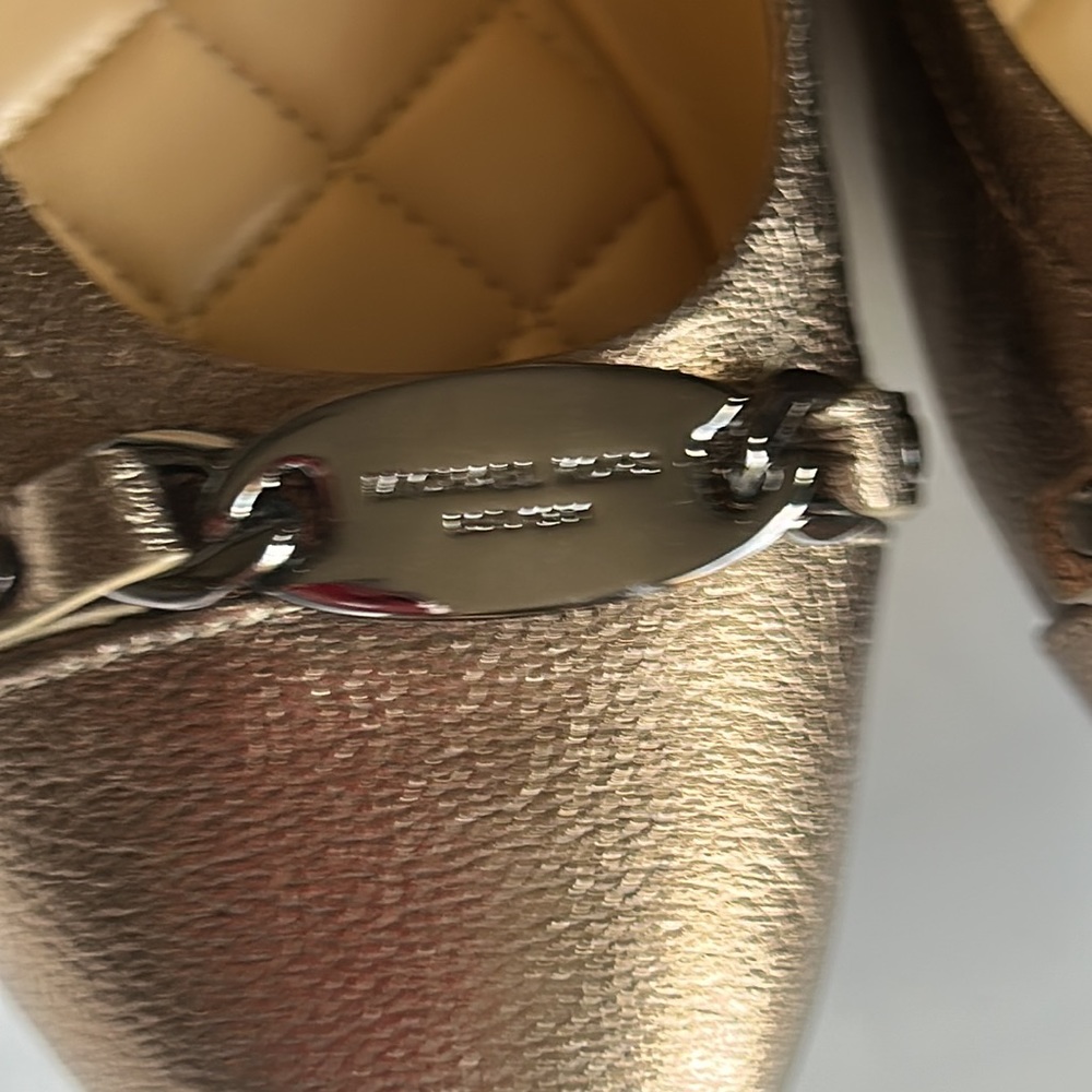 Michael Kors Copper-Gold Metallic Color Loafers/ Flats Size 6.5 - Picture 4 of 6